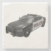 PD Police Academy Grad Graduates Car Steinuntersetzer (Vorderseite)