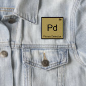 Pd - Symbol für private Detektivchemikalien T Button (Beispiel)