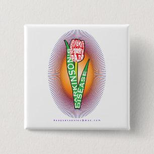 PD Wordy Red Tulip mit Berst Button