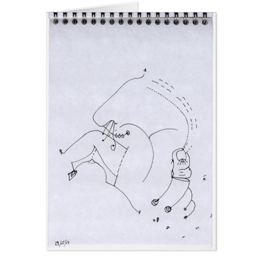 PDD24 Kleine, schwache, Zeichnend Surreal Portrait (Vorne)