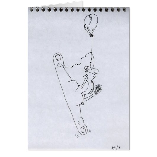 PDD 14 Kleine schwache Zeichnungen Surrealist Groß (Vorne)