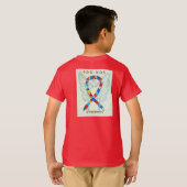 PDD-NOS Awareness Puzzle Ribbon T-Shirt (Schwarz voll)