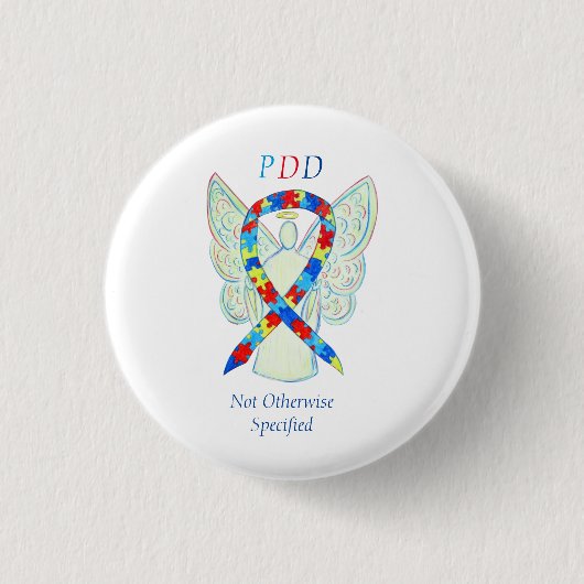 PDD-NOS (nicht anders angegeben) Angel Ribbon-Butt Button (Vorderseite)