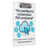 PDF Problems SOLVED! ☁️ Your Free & Fast Toolkit Klemmbrett (Rechts)