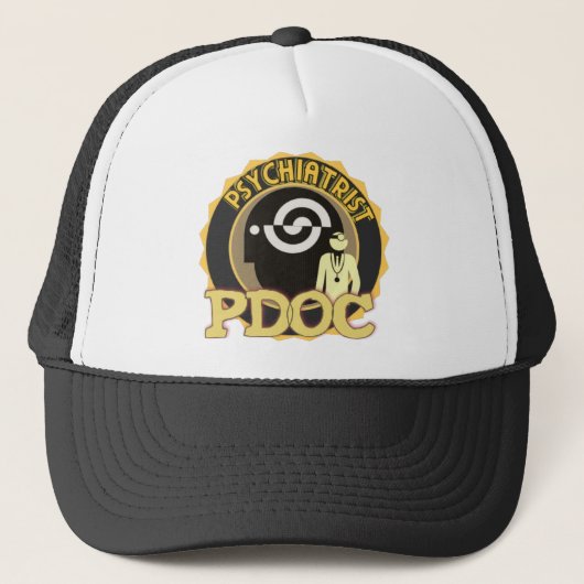PDOC LOGO PSYCHIATRIST TRUCKERKAPPE (Vorderseite)