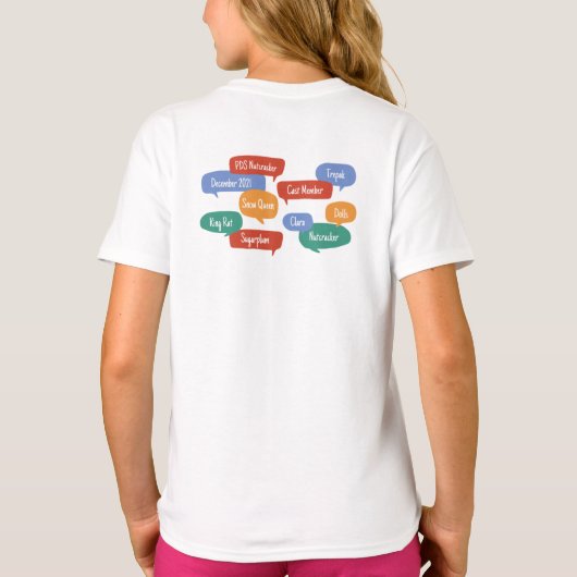 PDS Nutcracker 2021 Youth Cast Member Shirt (Rückseite)
