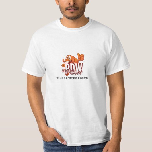 PDW Garnele-Korb-Festival T-Shirt (Vorderseite)