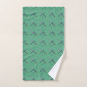 PDX Airport Carpet Badhandtuch Set (Handtuch)