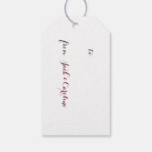 PDX Airport Carpet Geschenkanhänger (Rückseite)