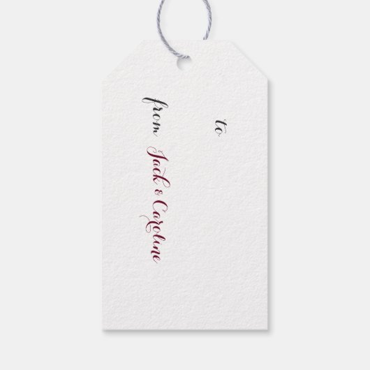 PDX Airport Carpet Geschenkanhänger (Rückseite)