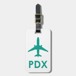 PDX Airport Carpet | PORTLAND Gepäckanhänger