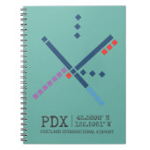 PDX Airport Carpet | PORTLAND Notizblock (Vorderseite)