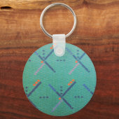 PDX Airport Carpet Schlüsselanhänger (Vorderseite)