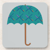 PDX Airport Carpet Umbrella Untersetzer (Vorderseite)