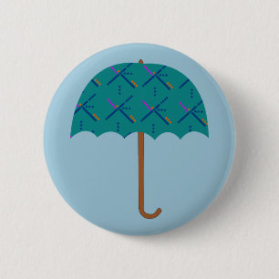 PDX Flughafen Carpet Umbrella Button