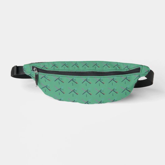 PDX-Flughafen-Teppich Bauchtasche (Vorderseite)