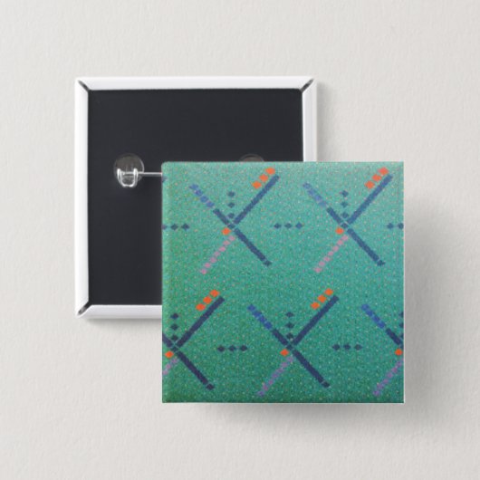 PDX Flughafen-Teppich Button (Vorne & Hinten)