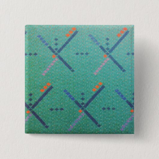 PDX Flughafen-Teppich Button (Vorderseite)