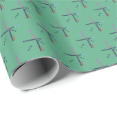 PDX Flughafen-Teppich Geschenkpapier (Rolleneckpunkt)