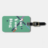 PDX Flughafen-Teppich "nicht Ihre Tasche " Gepäckanhänger (Vorderseite horizontal)