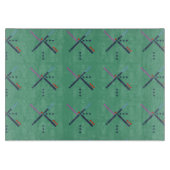 PDX Flughafen-Teppich Schneidebrett (Vorderseite)