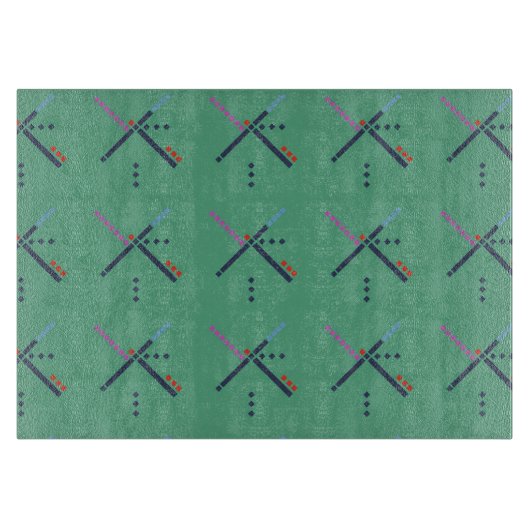 PDX Flughafen-Teppich Schneidebrett (Vorderseite)