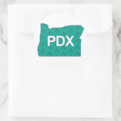 PDX Portland Airport Carpet Oregon Aufkleber (Tasche)