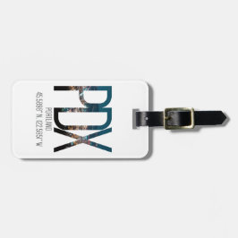 PDX Portland Flughafen-Code-Gepäckanhänger Gepäckanhänger