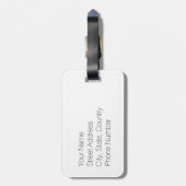 PDX Portland Flughafen-Code-Gepäckanhänger Gepäckanhänger (Rückseite vertikal)