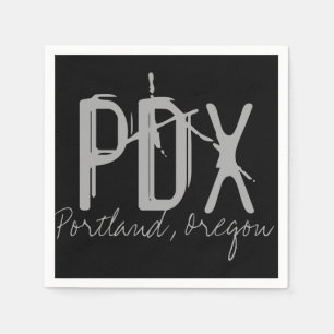 PDX Portland Flughafen Serviette