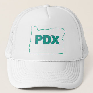 PDX Portland Flughafen-Teppich-Fernlastfahrer-Hut Truckerkappe