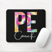 Pe Coach Tie Dye Back To School Women Appreciation Mousepad (Mit Mouse)