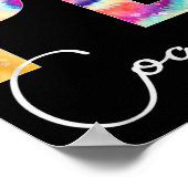 Pe Coach Tie Dye Back To School Women Appreciation Poster (Ecke)