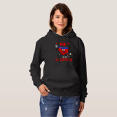 PE Is My Valentine PE Cute Heart Exercise Funny Te Hoodie (Vorne ganz)