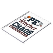 PE Lehrer Chaos Koordinator Notizblock (Linke Seite)
