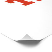 PE Lehrer Körperliche Bildung Trainereinstellung Poster (Ecke)