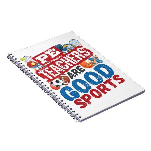 PE-Lehrer sind gute Sportgeräte und Lehrer Notizblock (Rechte Seite)
