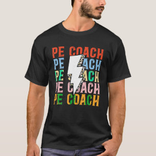 PE Lehrer Vintag Retro Physische Bildung Lehre T-Shirt