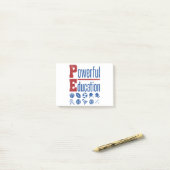 PE Leistungsstarke Bildung PE-Lehrer Post-it Klebezettel (Auf Schreibtisch)