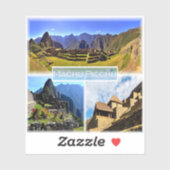 PE Machu Picchu - Aufkleber (Blatt)