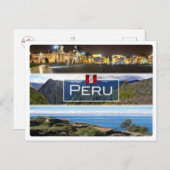 PE Peru - Postkarte (Vorne/Hinten)