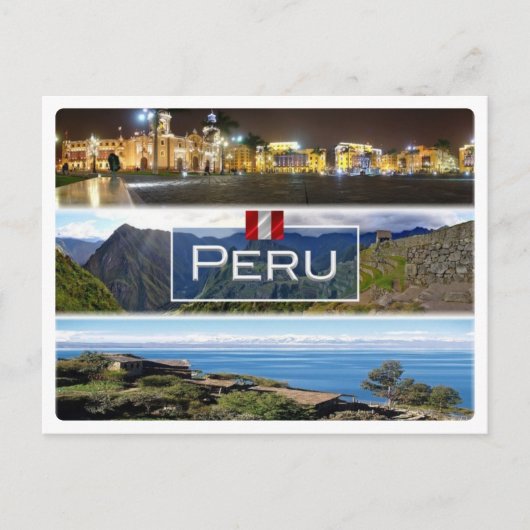 PE Peru - Postkarte (Vorderseite)