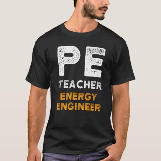PE Physical Bildung Teacher Engineer Premium_2 T-Shirt (Vorderseite)