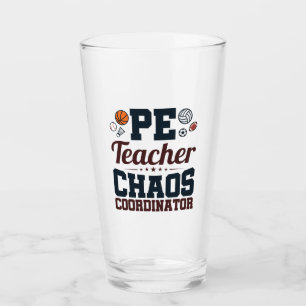 PE Teacher Chaos Koordinator Glas