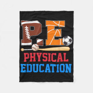Pe Teacher Sport zurück zur Schule Physikalische A Fleecedecke