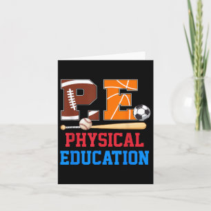 Pe Teacher Sport zurück zur Schule Physikalische A Karte