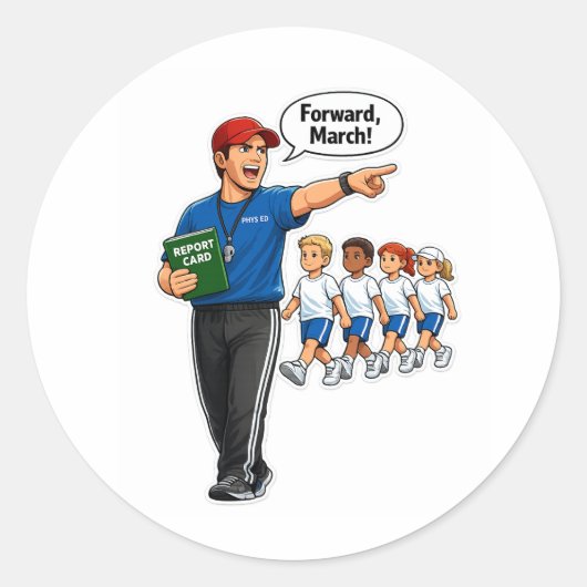 PE Teacher Training Kids Sticker (Vorderseite)