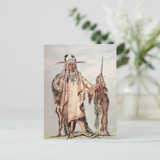 Pe-Toh-Pee-Kiss, The Eagle Ribs Postkarte (Stehend Vorderseite)