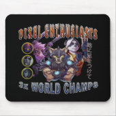 PE World Champion Mousepad - HARD Edition (Vorne)