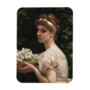 Pea Blossoms (von Edward Poynter) Magnet
